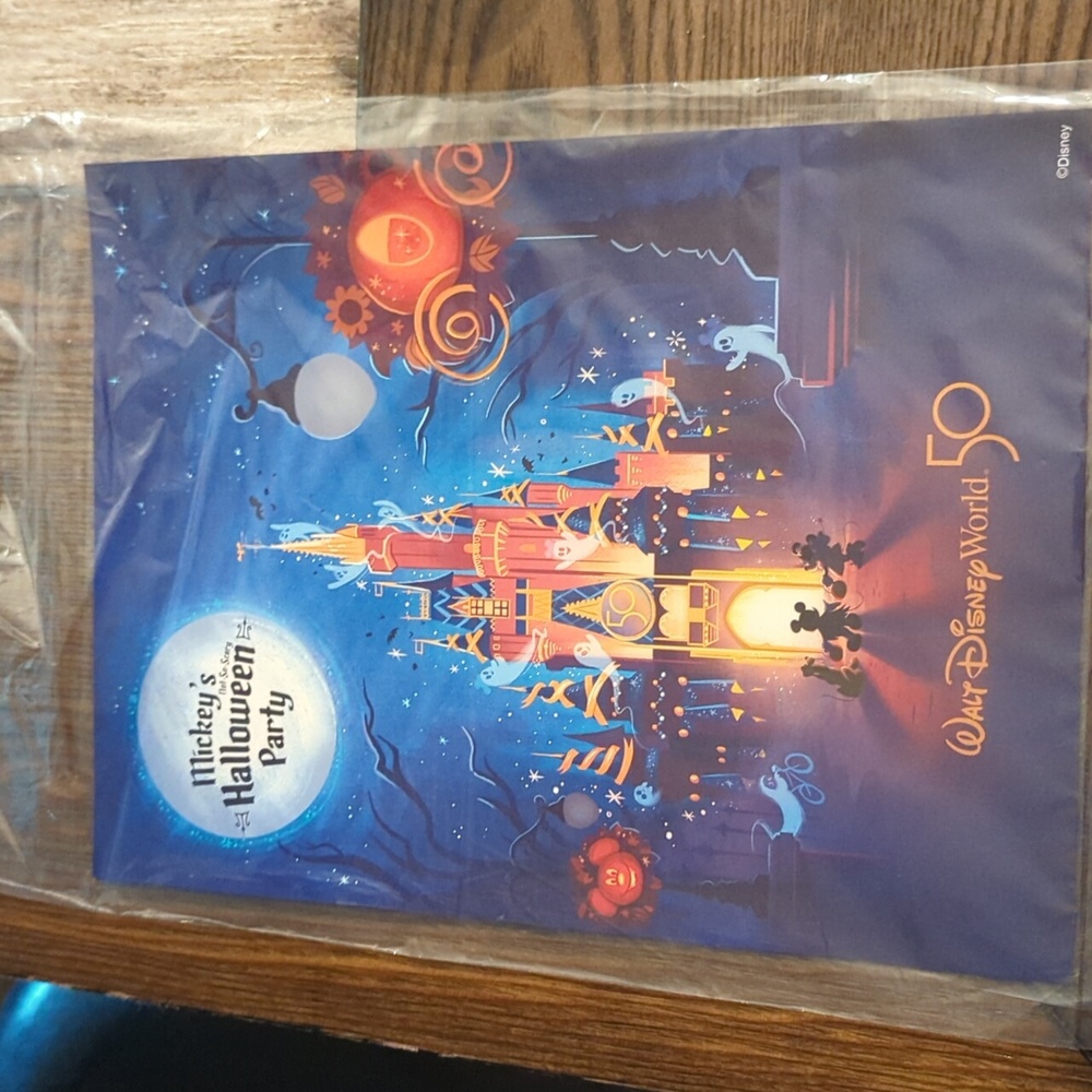 Limited edition - Mickey Not So Scary Halloween Poster 50th Anniversary 2022